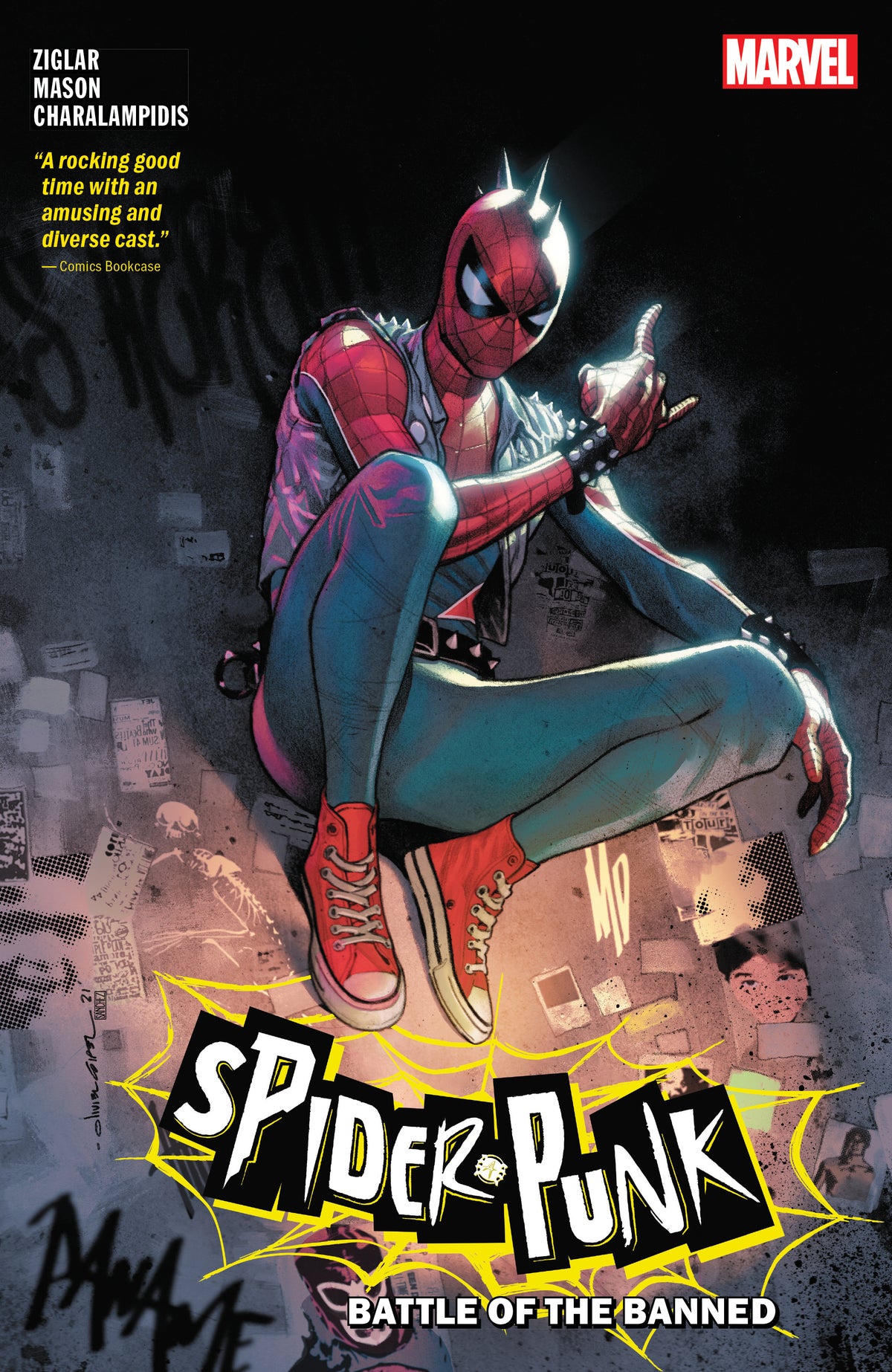 Spider-Punk: Battle of the Banned — cover