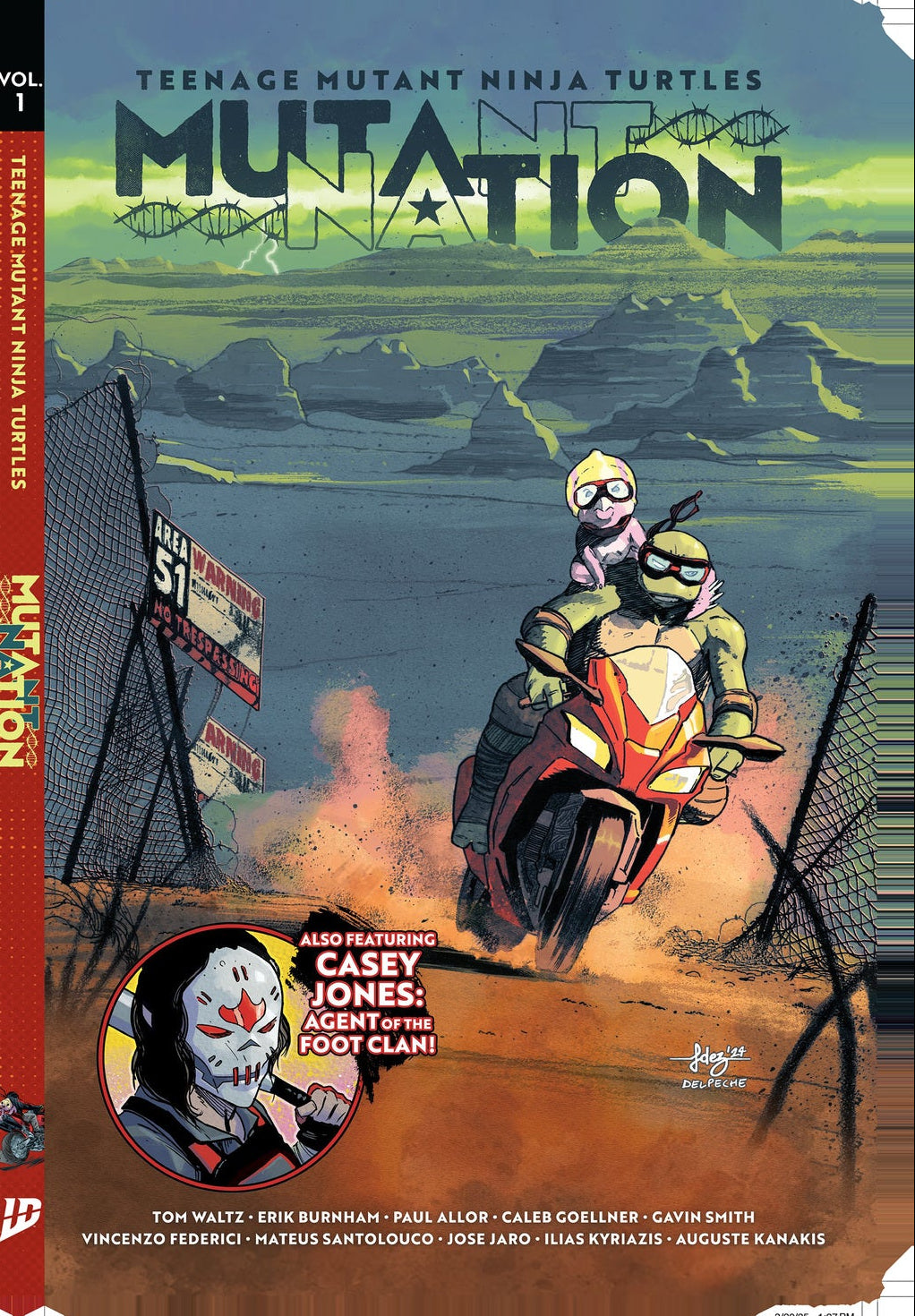 Teenage Mutant Ninja Turtles: Mutant Nation, Vol. 1 — cover
