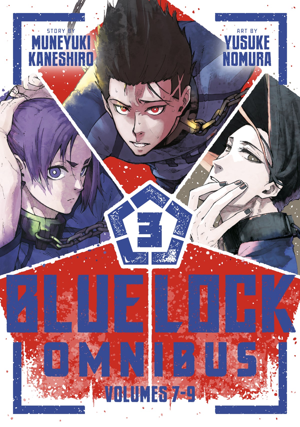 Blue Lock Omnibus 3 (Vol. 7–9) — cover