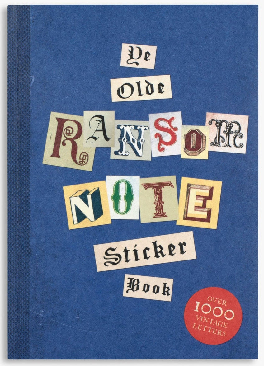 Ye Olde Ransom Note Sticker Book — cover