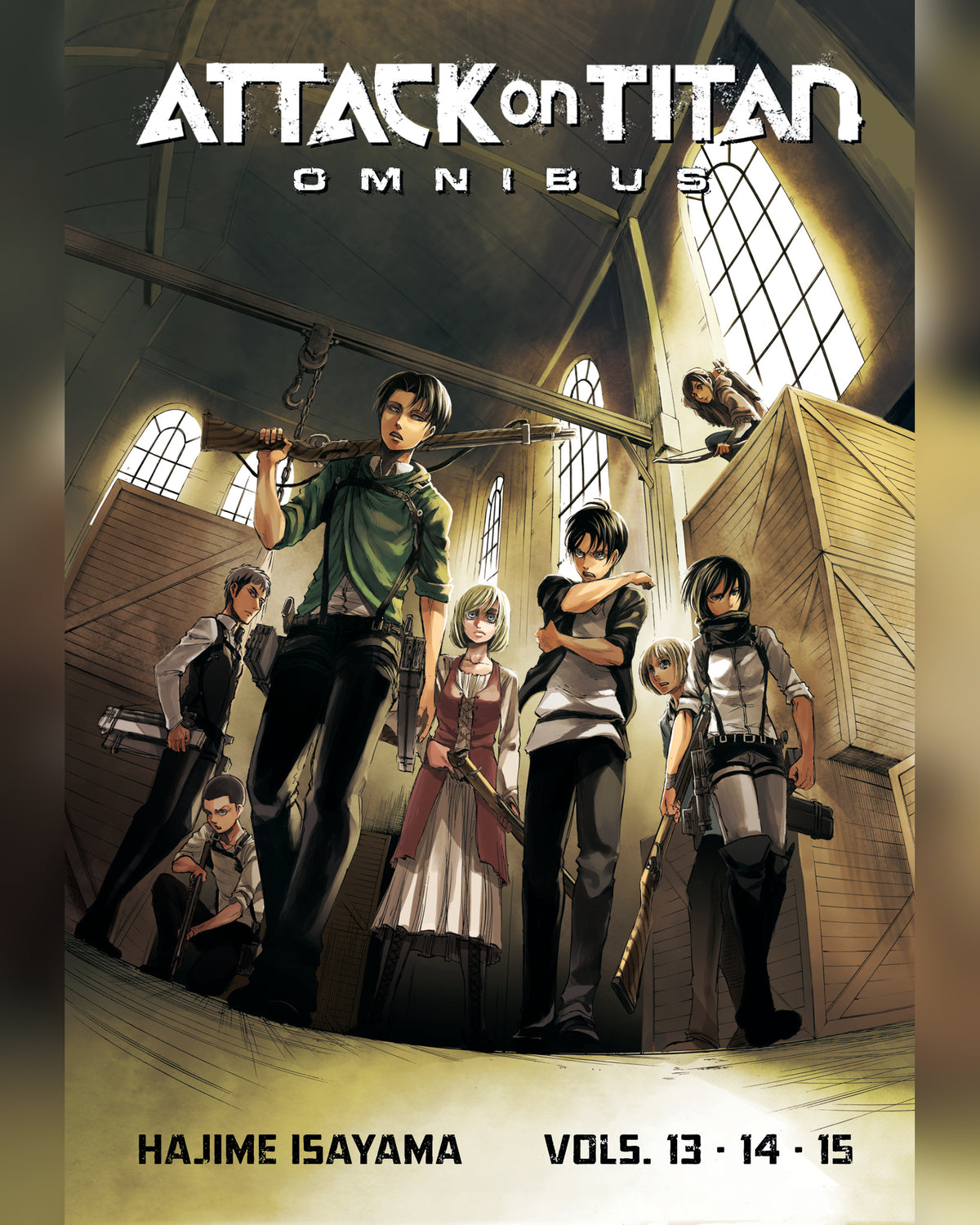 Attack on Titan Omnibus 5 (Vol. 13-15) — cover
