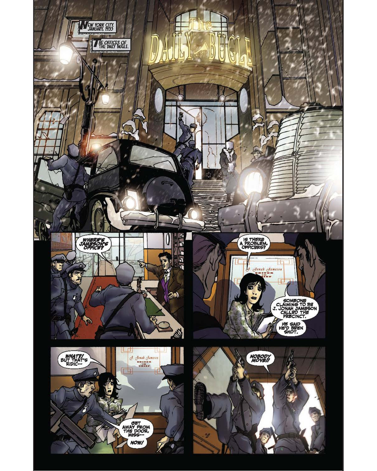 Spider-Man Noir: Hard-Boiled Origins — interior preview 1