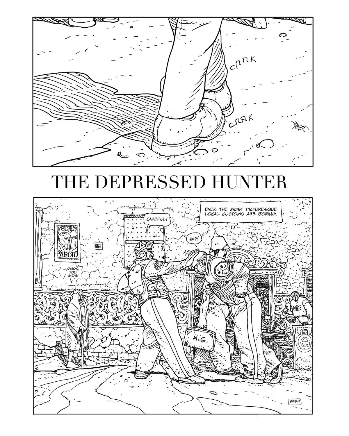 Moebius Library: The Depressed Hunter — interior preview 1