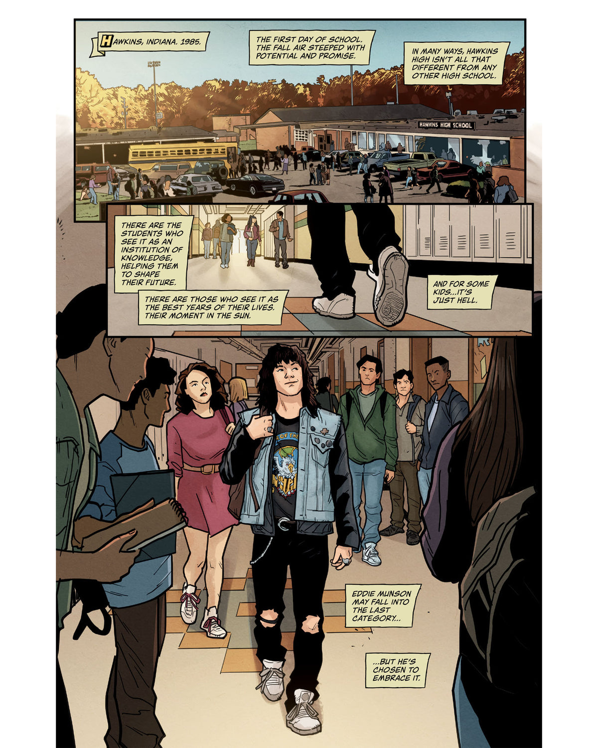 Stranger Things and Dungeons & Dragons: The Rise of Hellfire — interior preview 1