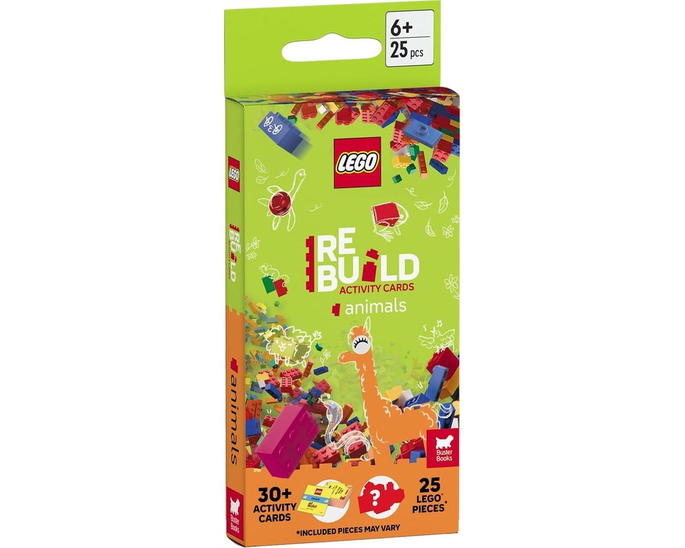 LEGO Books - ReBuild Activity Cards: Animals | לגו - Yuka Monsters