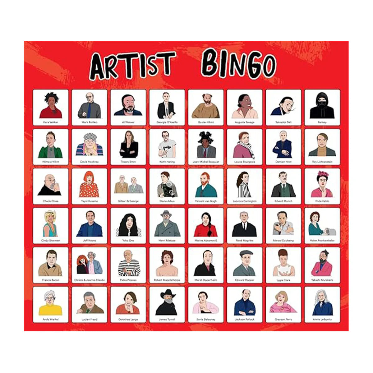 Artist Bingo - Yuka Monsters
