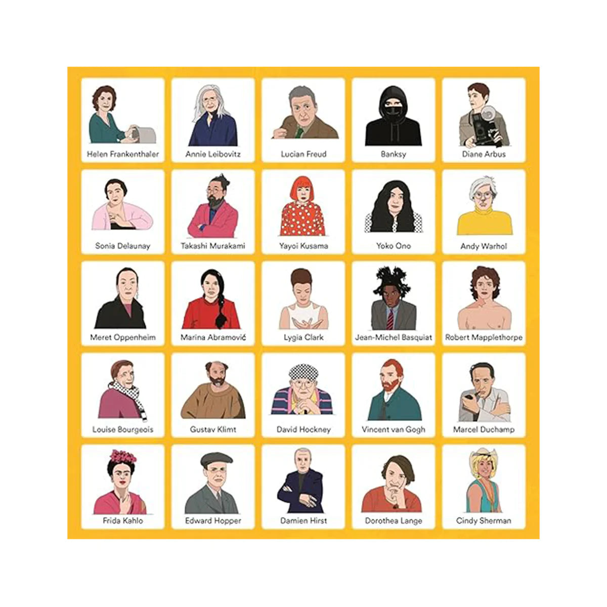 Artist Bingo - Yuka Monsters