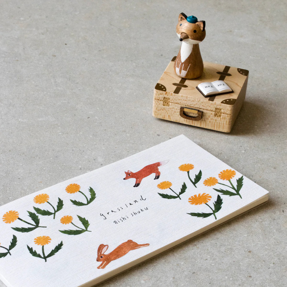 פנקס דפים מאויירים - כרי דשא - Yuka Monsters