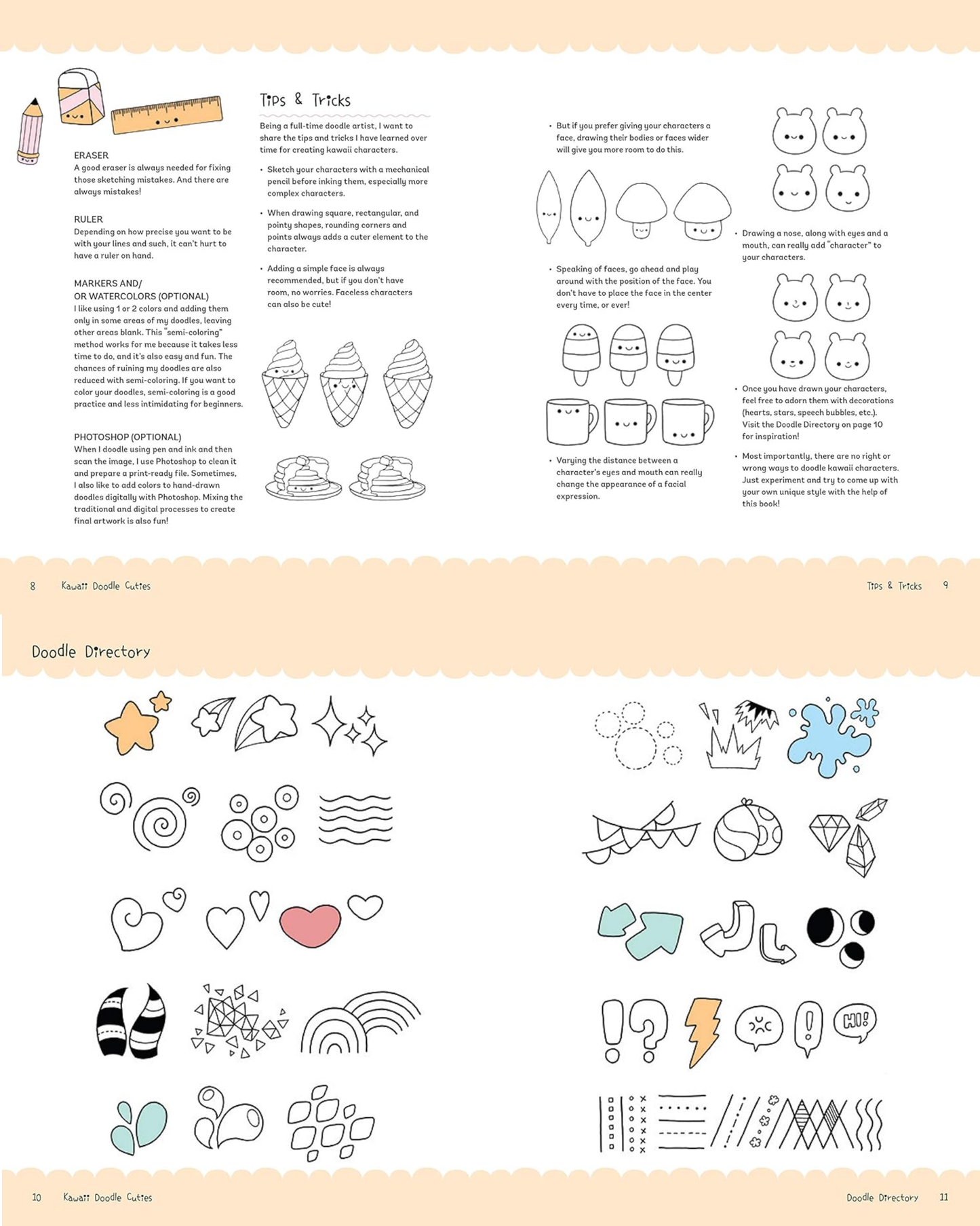 ספר הדרכה | Mini Kawaii Doodle Cuties