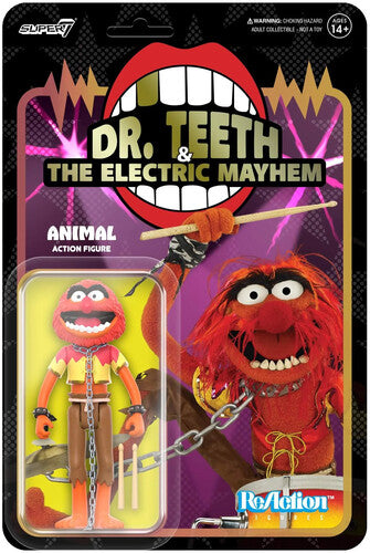 Animal - The Muppets "Electric Mayhem Band" | Super7 ReAction Figures - Yuka Monsters