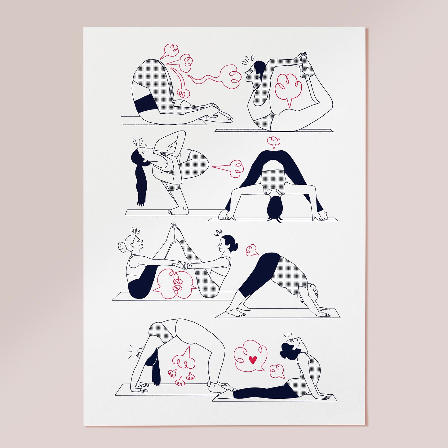 נעה כ״ץ | פרינט פלוצים ביוגה