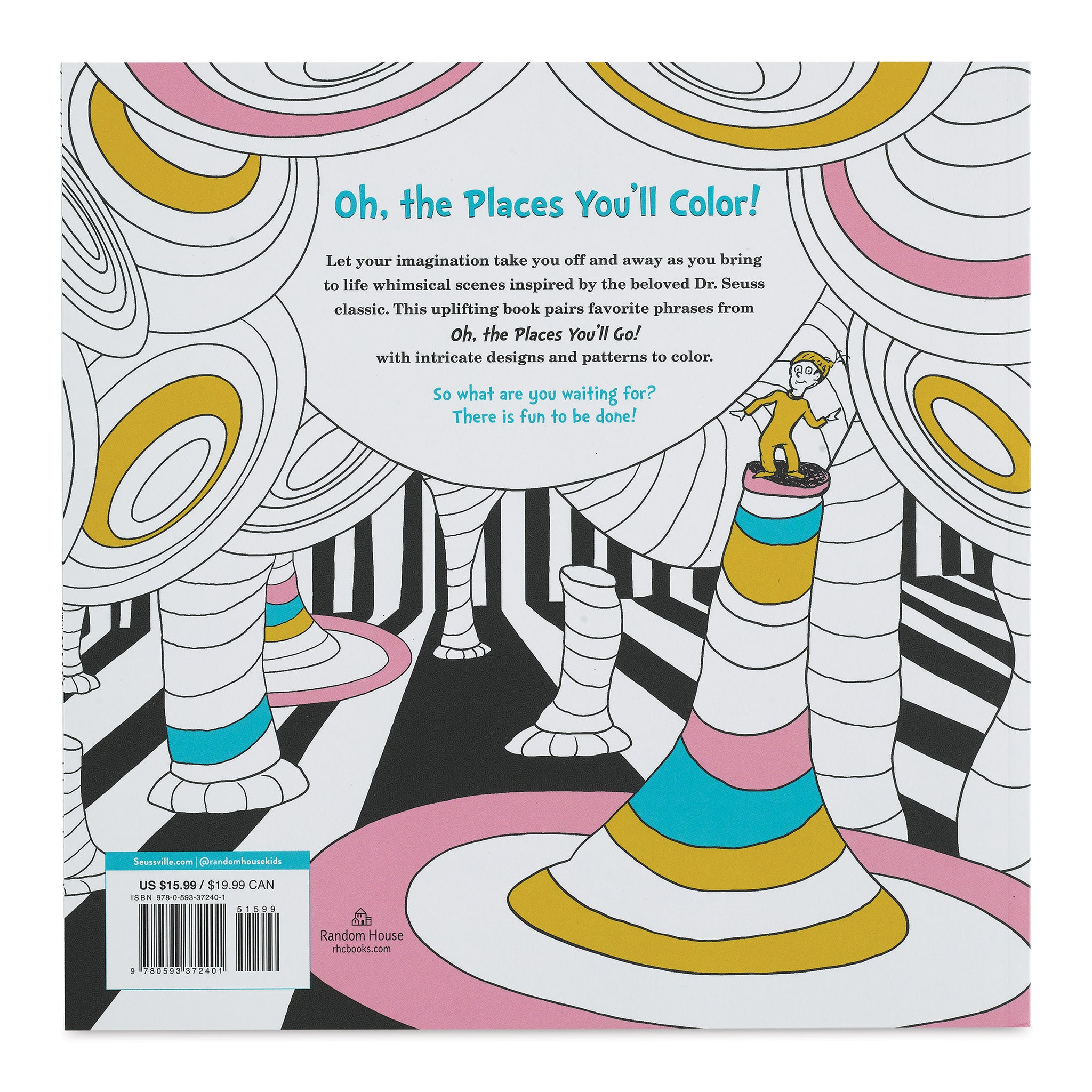 Dr. Seuss’s Oh, The Places You’ll GO! Coloring Book - Yuka Monsters