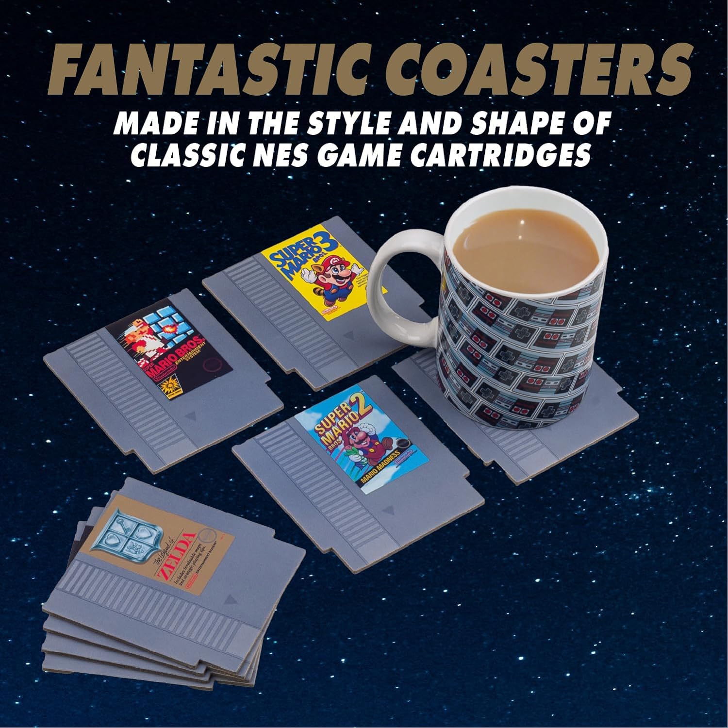 NES Coasters (8 pcs) - Yuka Monsters