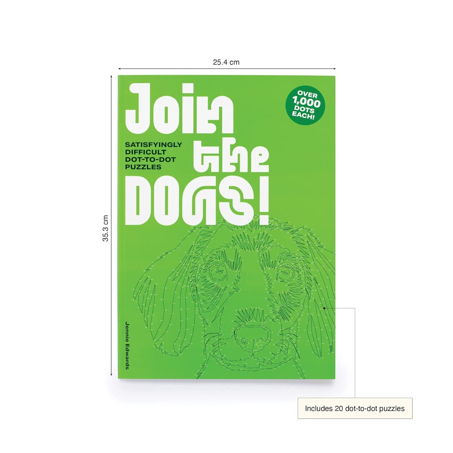 חוברת צביעה | Join the Dogs!: Satisfyingly Difficult Dot-to-Dot Puzzles