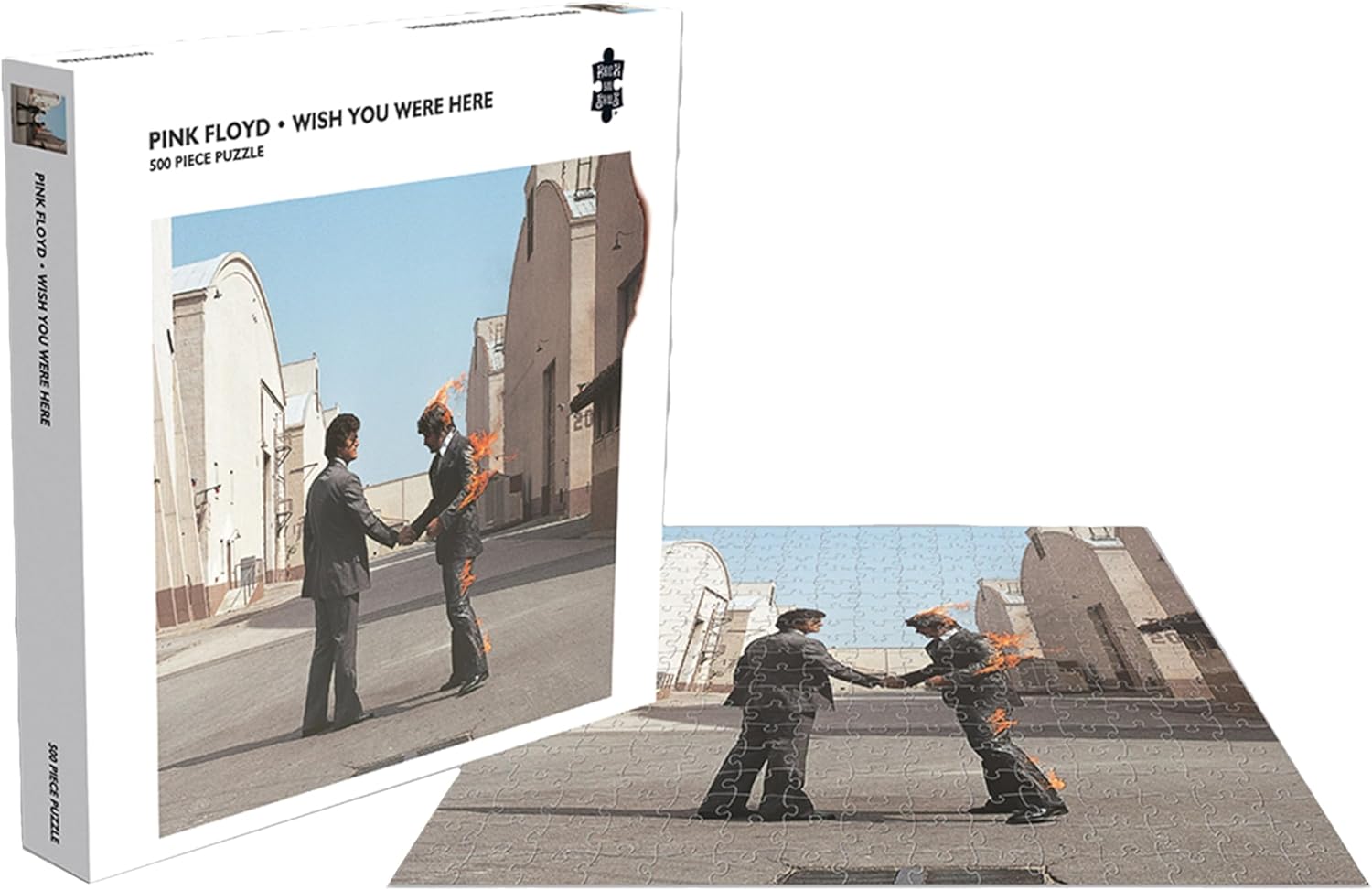 Pink Floyd Wish You Were Here - 500 Piece Jigsaw Puzzle - Yuka Monsters