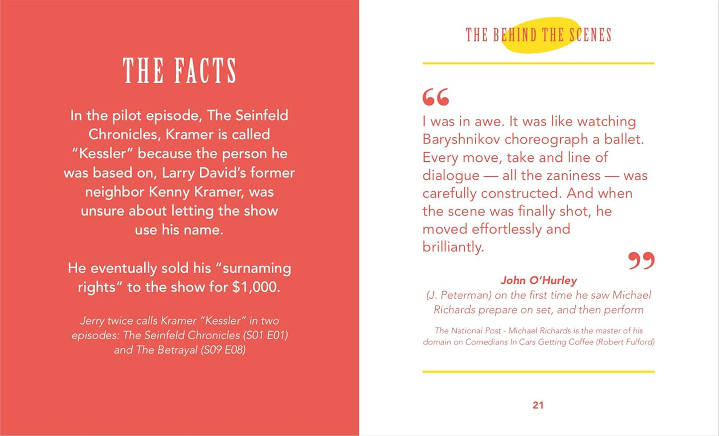 טלוויזיה | Yada Yada Yada: The Little Guide to Seinfeld