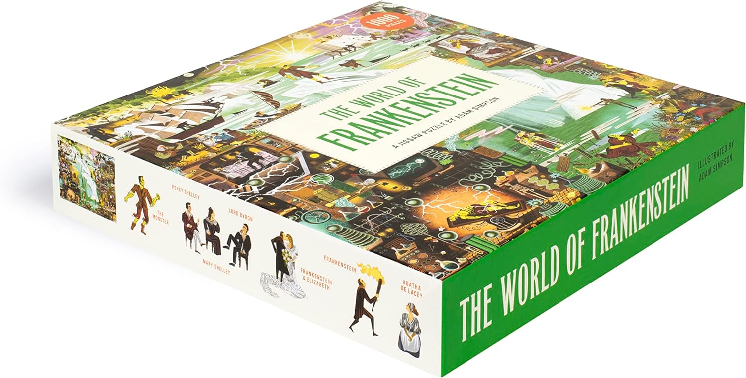 The World of Frankenstein 1000 Piece Jigsaw Puzzle - Yuka Monsters