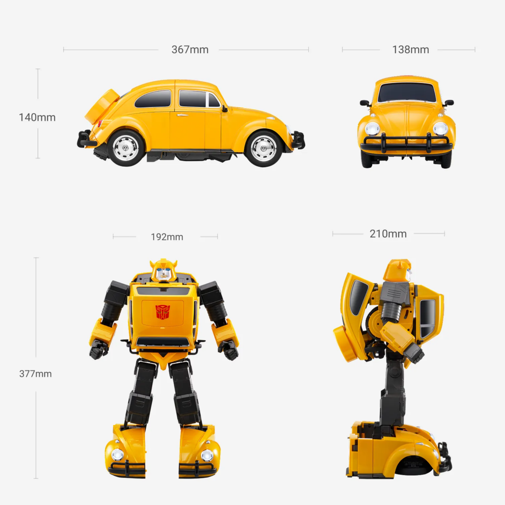 Bumblebee G1 Flagship Robot - Yuka Monsters