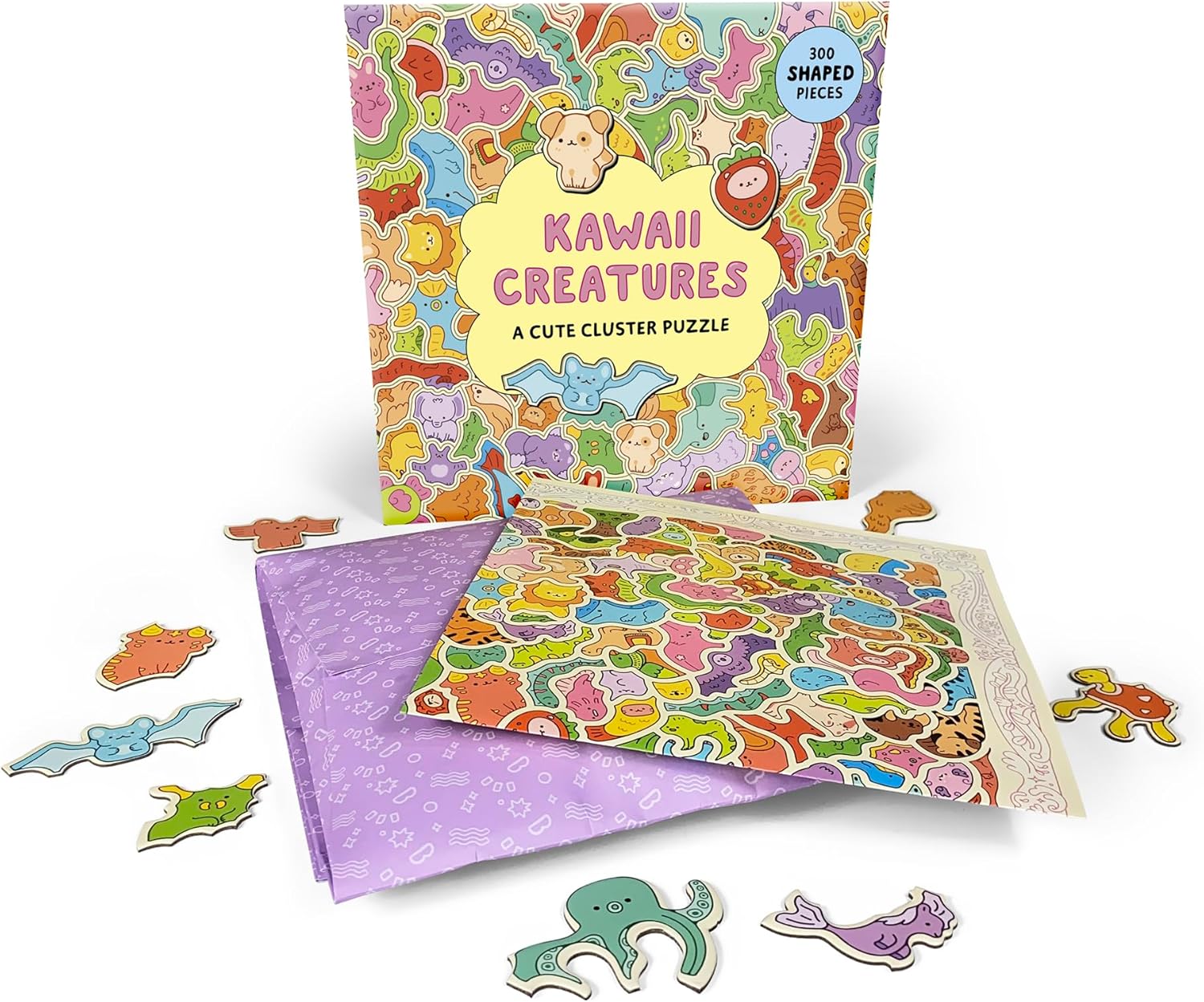 Kawaii Creatures: A Cute Cluster Puzzle - Yuka Monsters