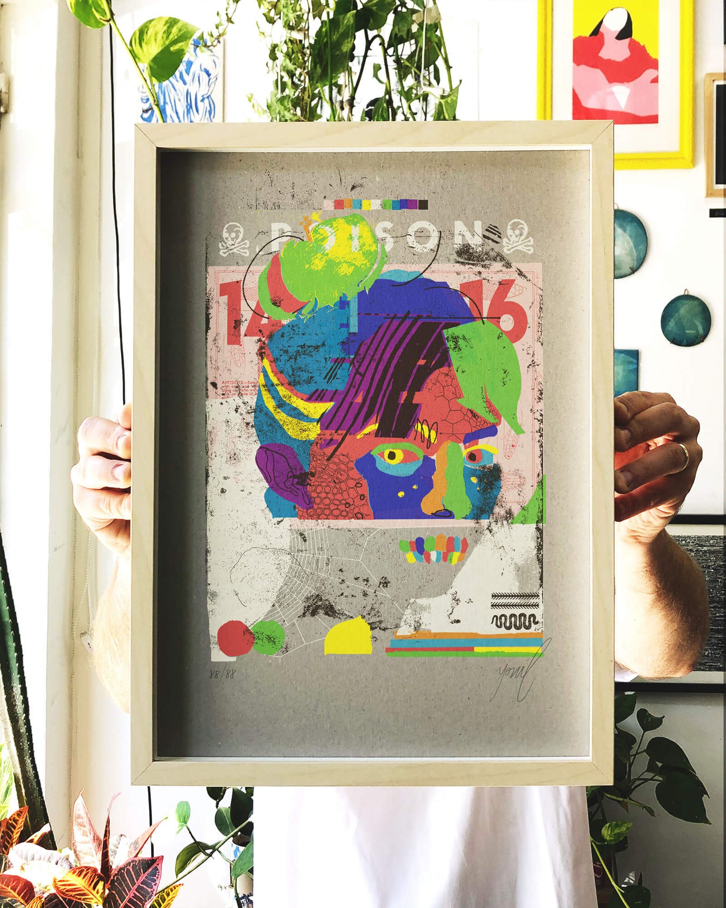 YONIL | פרינט משי במהדורה מוגבלת What We're Hiding