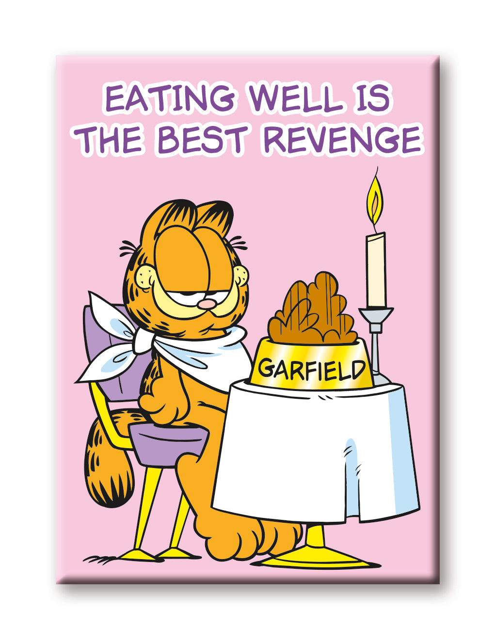 מגנט Garfield - Eat Well - Yuka Monsters