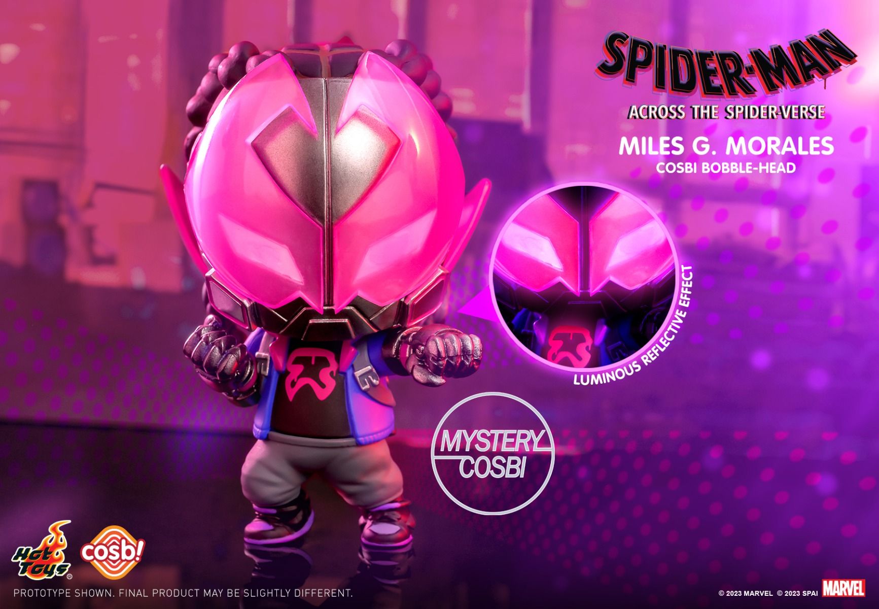 Across The Spider-Verse Cosbi Bobble-Head | Blind Box - Yuka Monsters