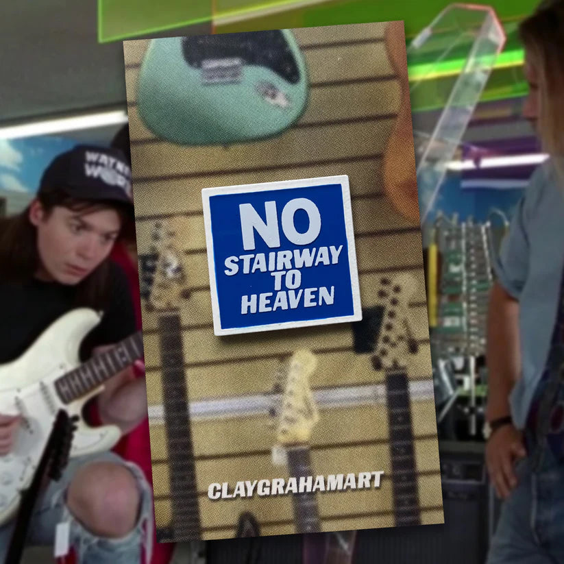 NO STAIRWAY TO HEAVEN | Wayne's World | סיכה - Yuka Monsters
