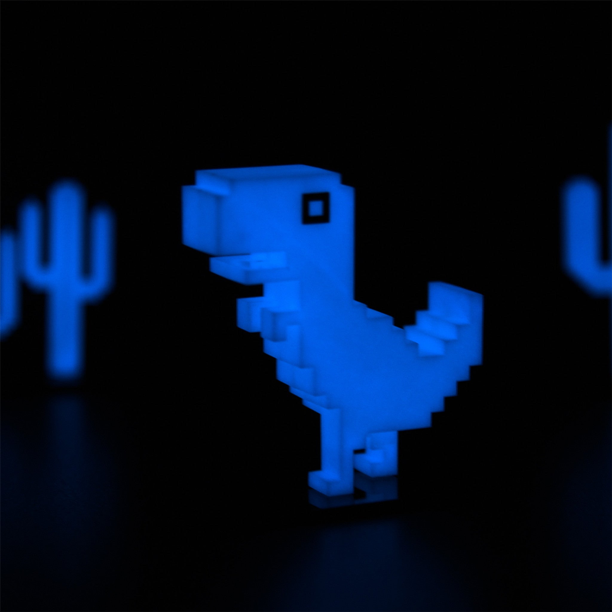 מנורה | Chrome Dino Dark Mode Set - Yuka Monsters