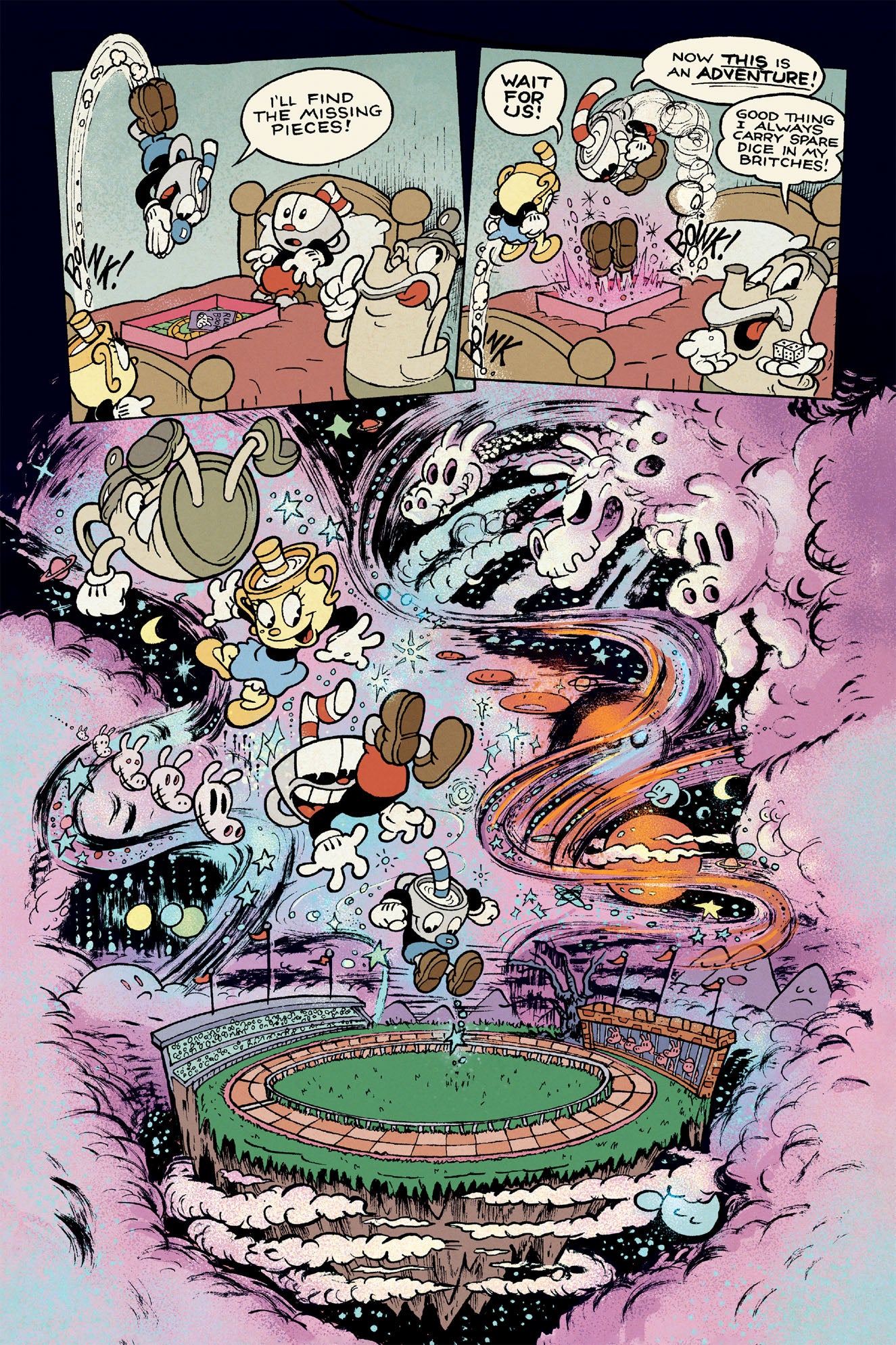Cuphead Volume 3: Colorful Crack-Ups & Chaos - Yuka Monsters