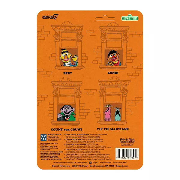 Ernie - Sesame Street | Super7 ReAction Figures - Yuka Monsters