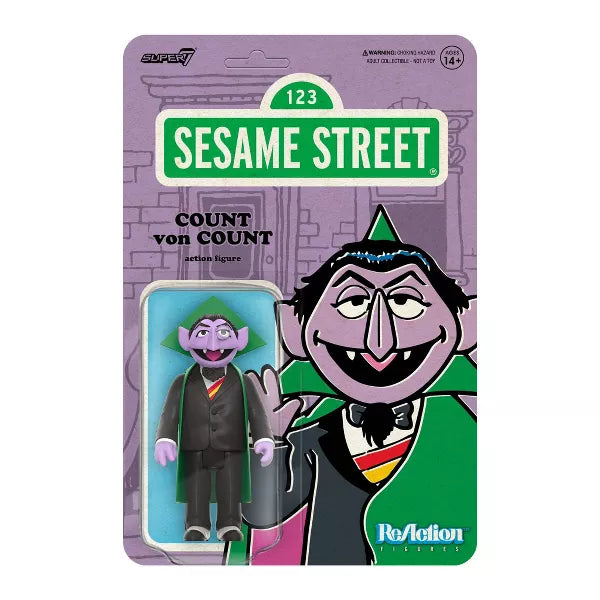 Count von Count - Sesame Street | Super7 ReAction Figures - Yuka Monsters