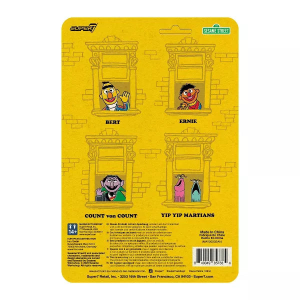Bert - Sesame Street | Super7 ReAction Figures - Yuka Monsters