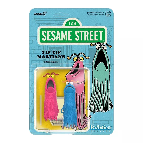 Yip Yip Martians - Sesame Street | Super7 ReAction Figures - Yuka Monsters
