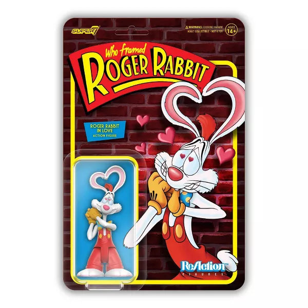 Roger Rabbit In Love - Who Framed Roger Rabbit | Super7 ReAction Figures - Yuka Monsters
