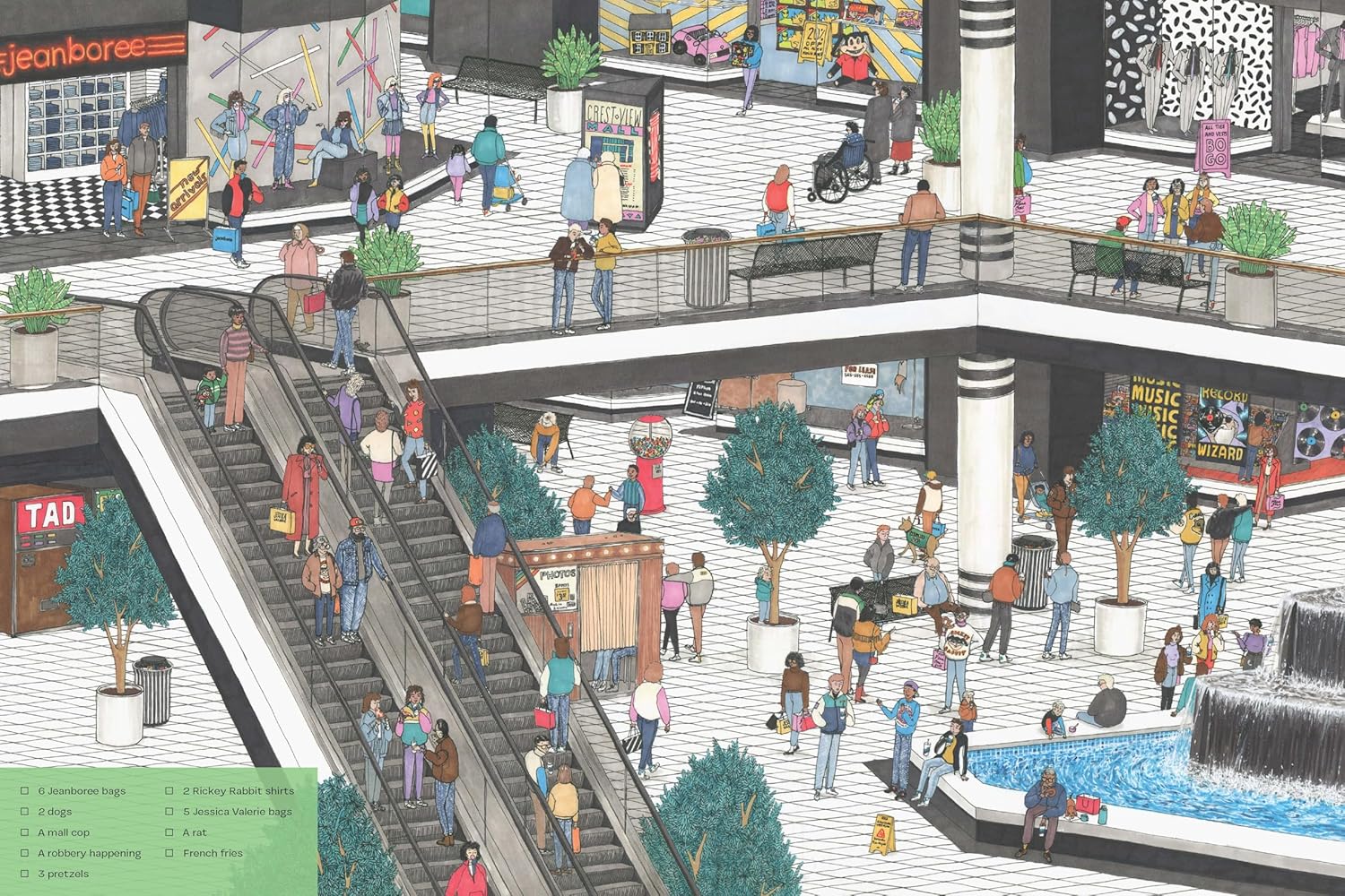 Let's Go to the Mall: An '80s Seek-And-Find - Yuka Monsters
