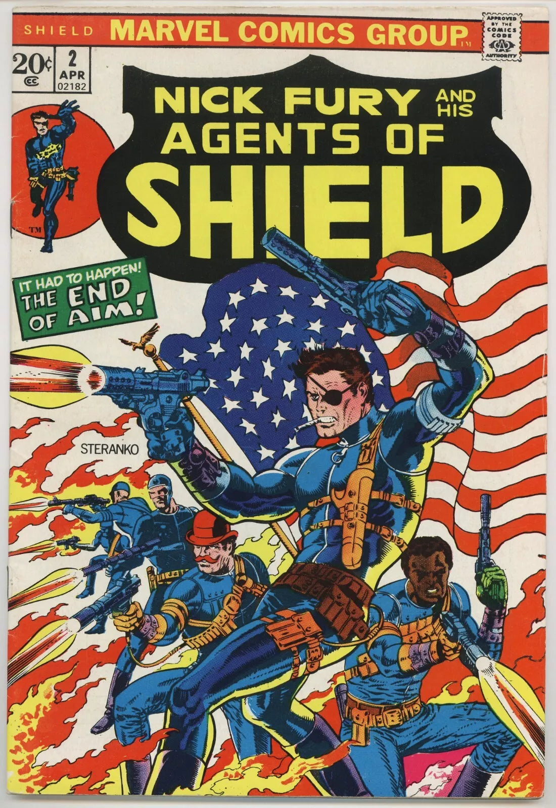 Nick Fury and his Agents of Shield #2 | 1973 - יד שניה - Yuka Monsters