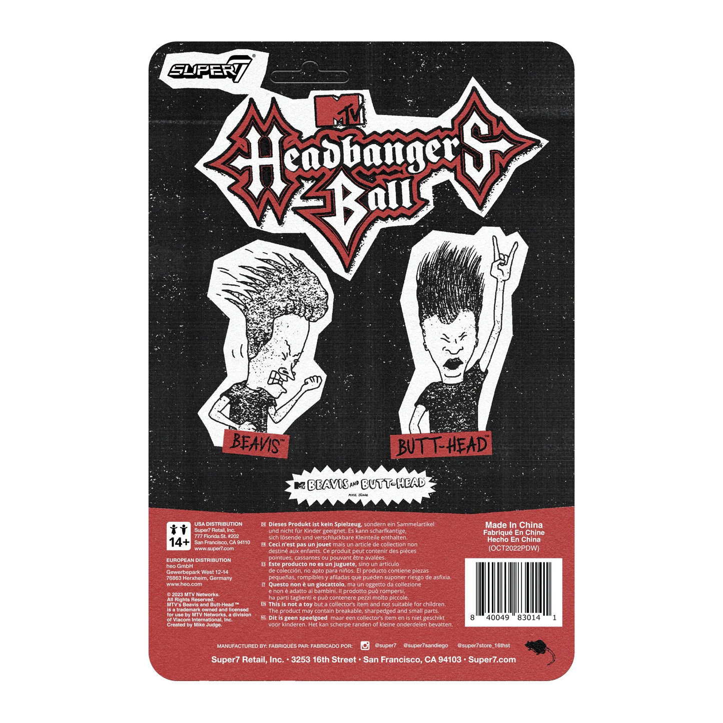 ביוויס ובאטהד בדגם ReAction - ביוויס (Headbanger's Ball)