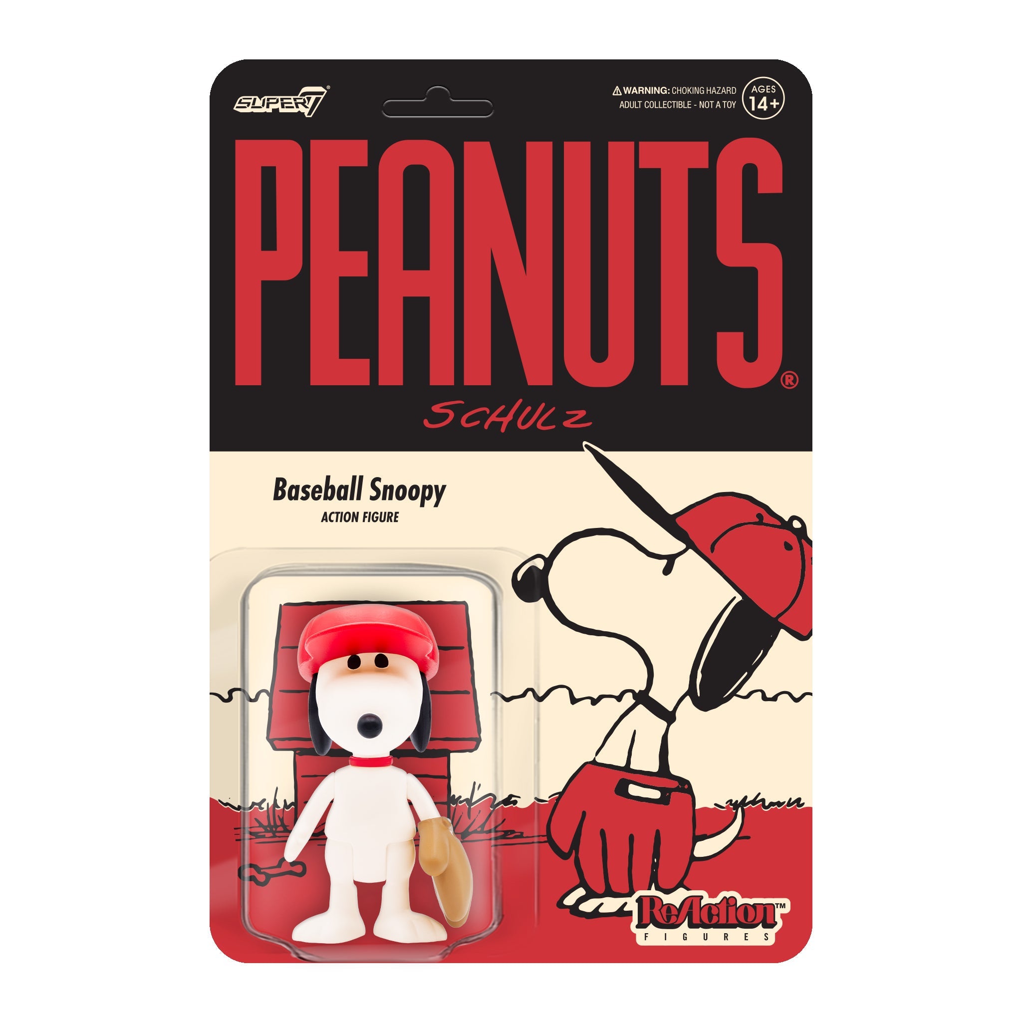 Peanuts ReAction - Baseball Snoopy - Yuka Monsters