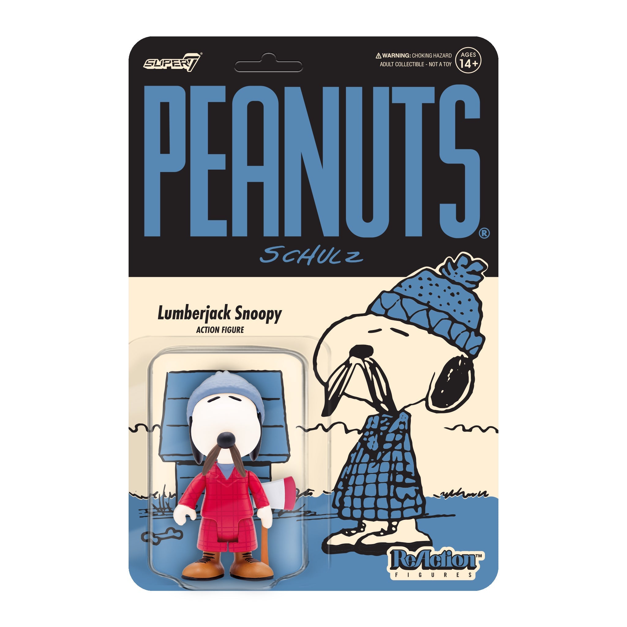 Peanuts ReAction - Lumberjack Snoopy - Yuka Monsters