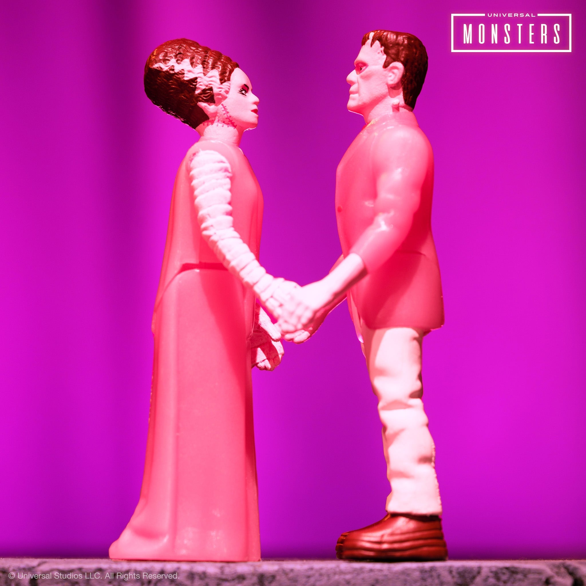 Universal Monsters ReAction - Frankenstein and Bride of Frankenstein (Valentine's Day Heart Box) - Yuka Monsters