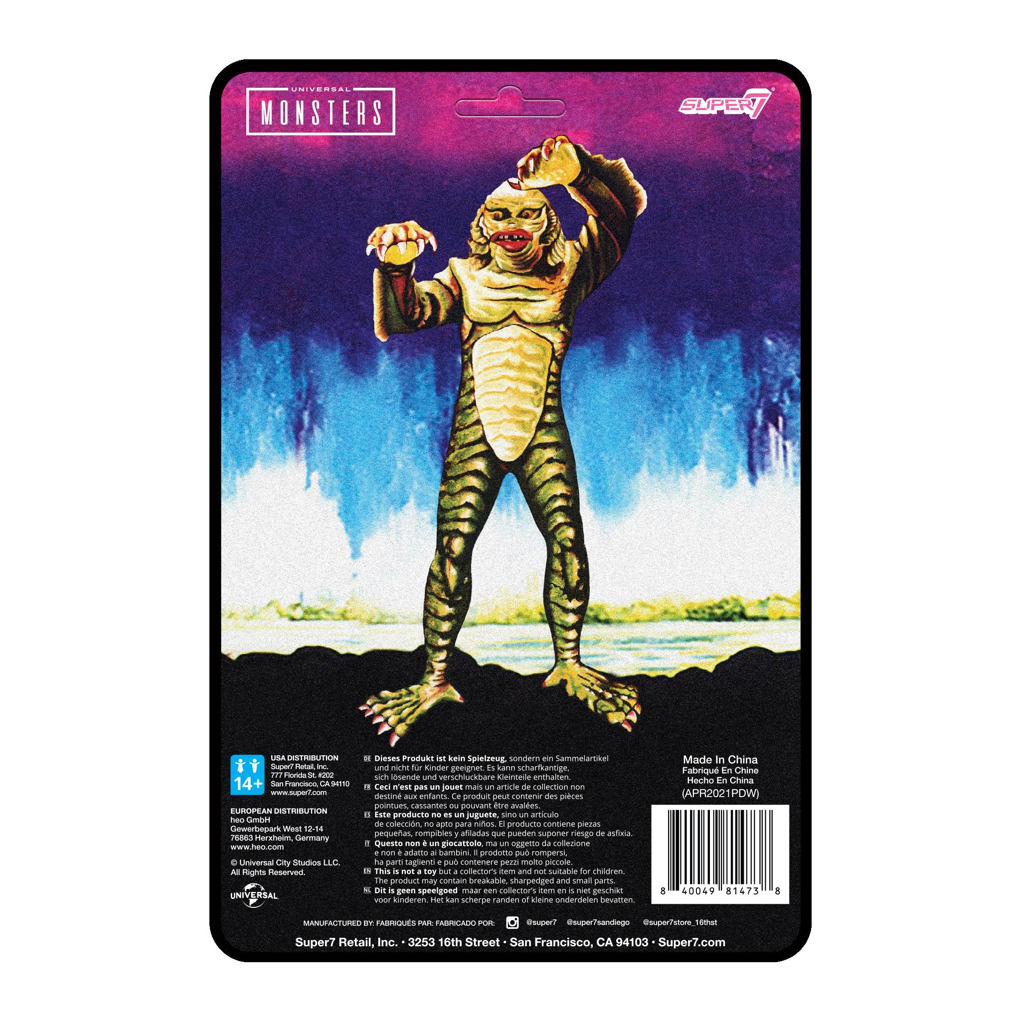 Universal Monsters ReAction - Creature from the Black Lagoon - Super Creature Edition - Yuka Monsters