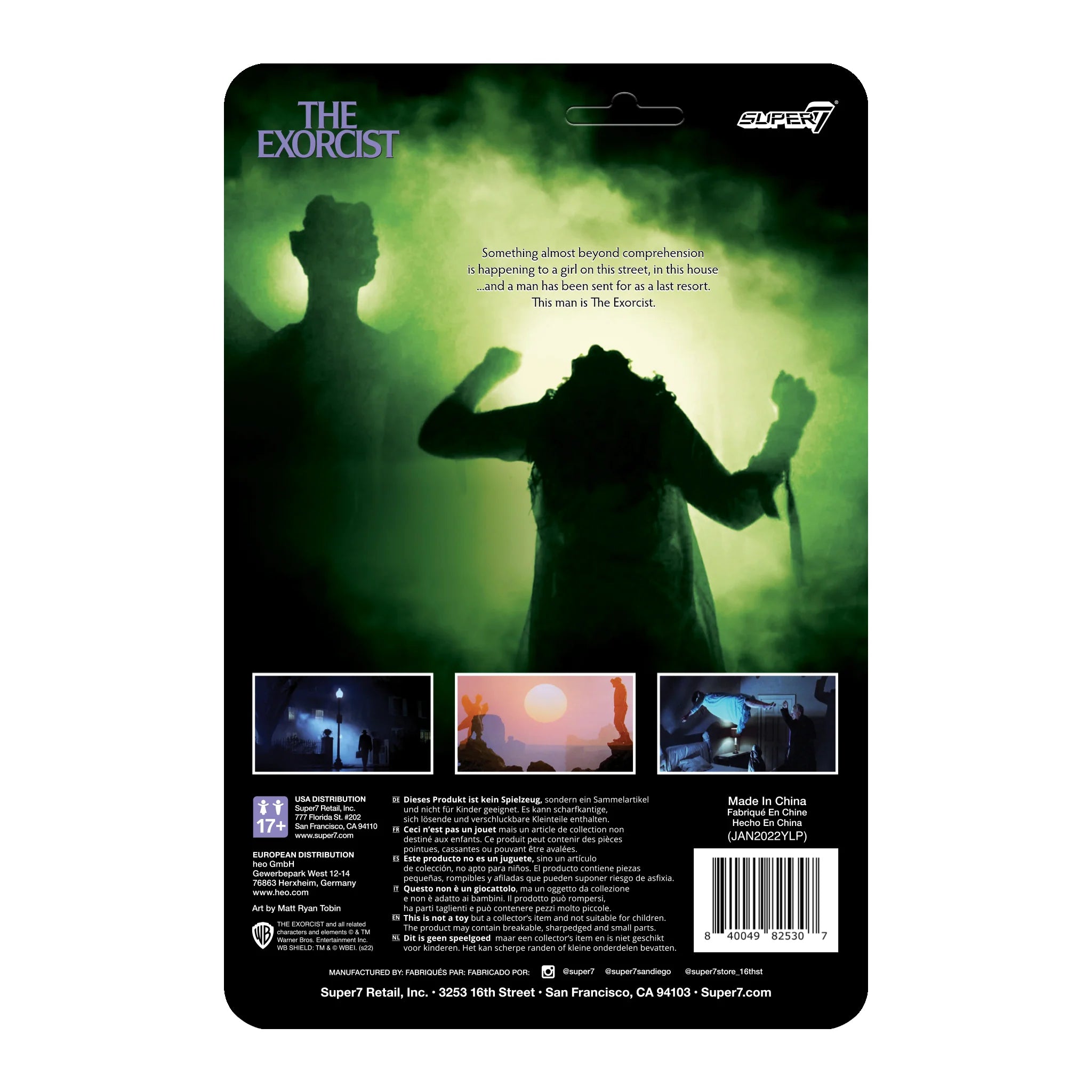 The Exorcist ReAction Figures Wave 2 - Regan (Vomit Splatter) - Yuka Monsters