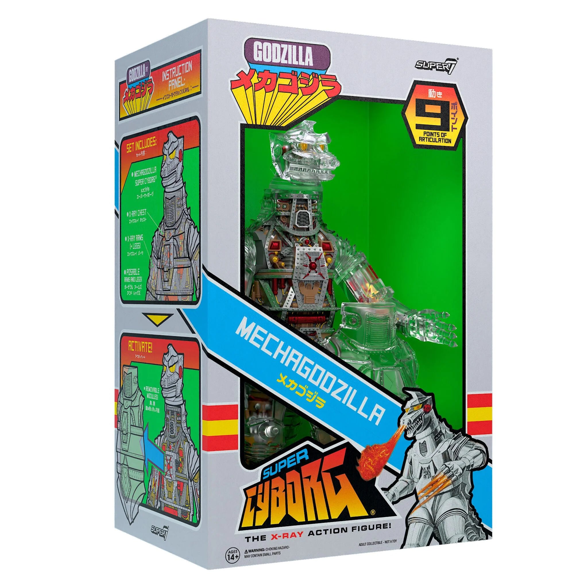 Toho Super Cyborg Wave 01 -
MechaGodzilla (Clear) - Yuka Monsters