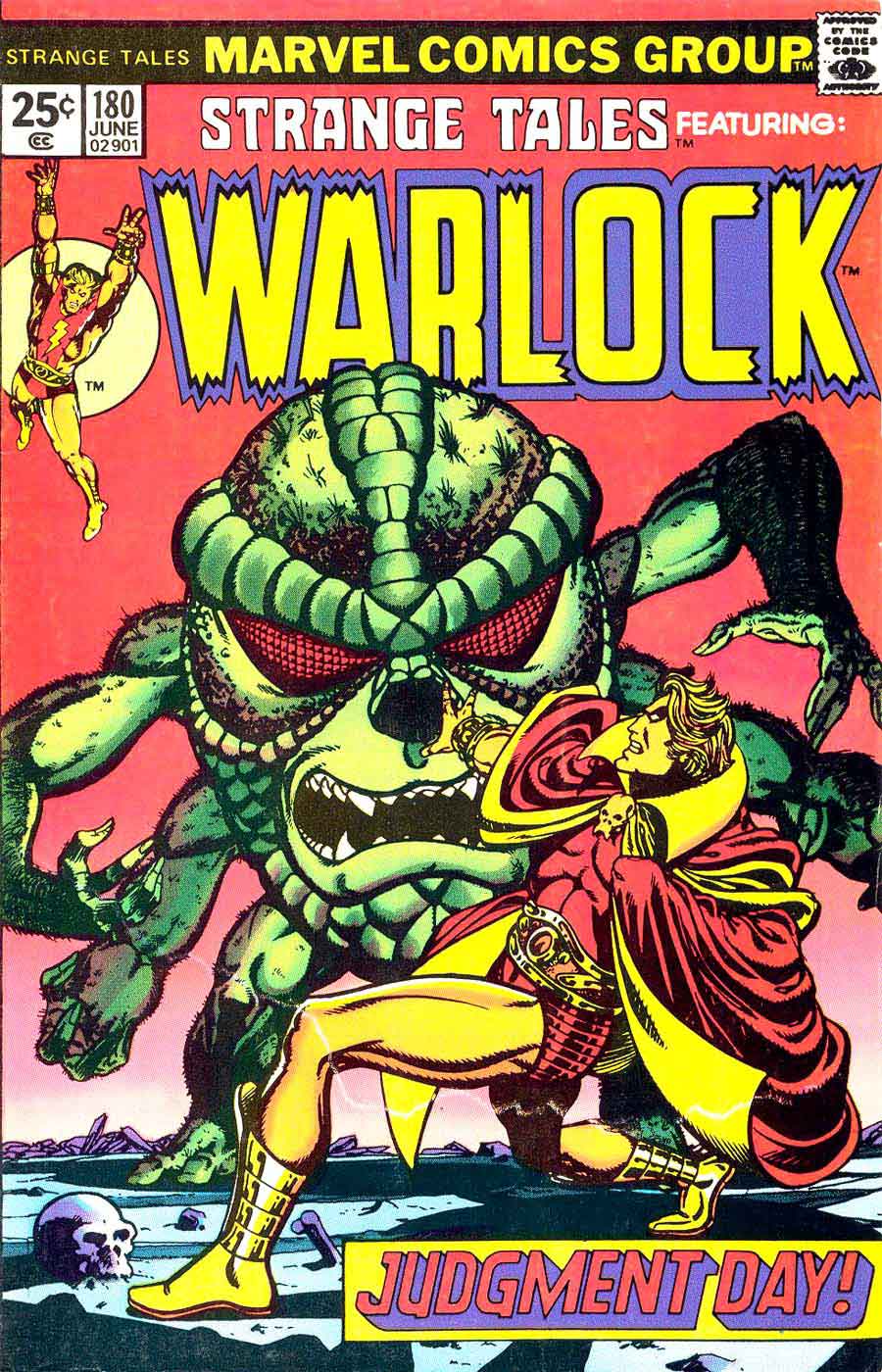 Strange Tales #180 Featuring: WARLOCK | יד שניה - 1975 - Yuka Monsters