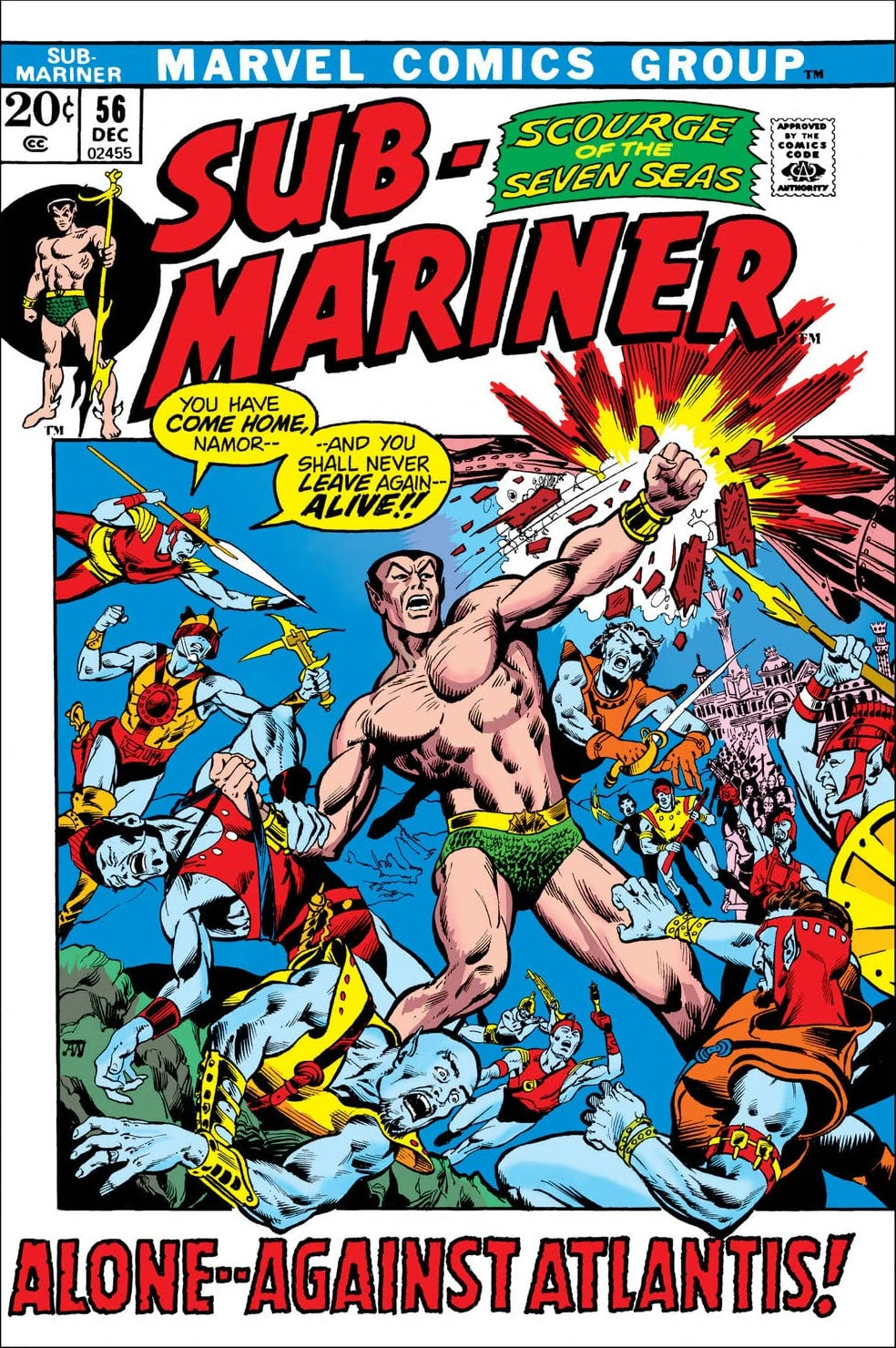 Sub-Mariner #56 | יד שניה 1972 - Yuka Monsters