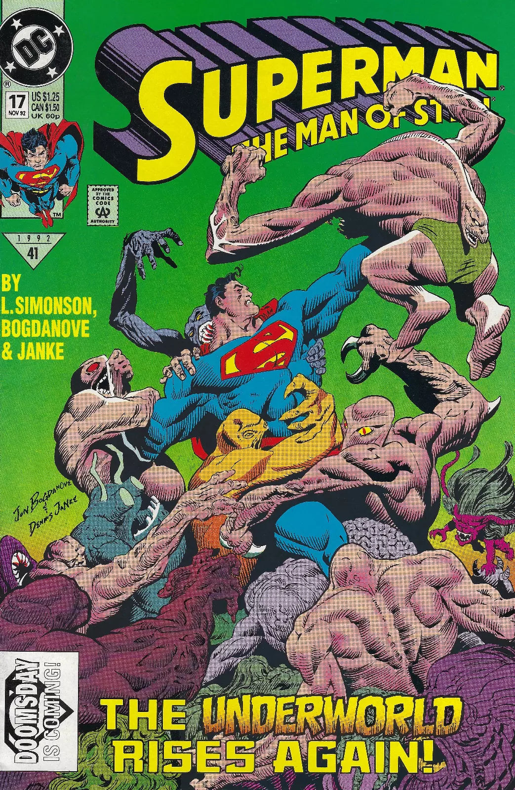 superman: the man of steel #17 | יד שניה - 1992 - Yuka Monsters