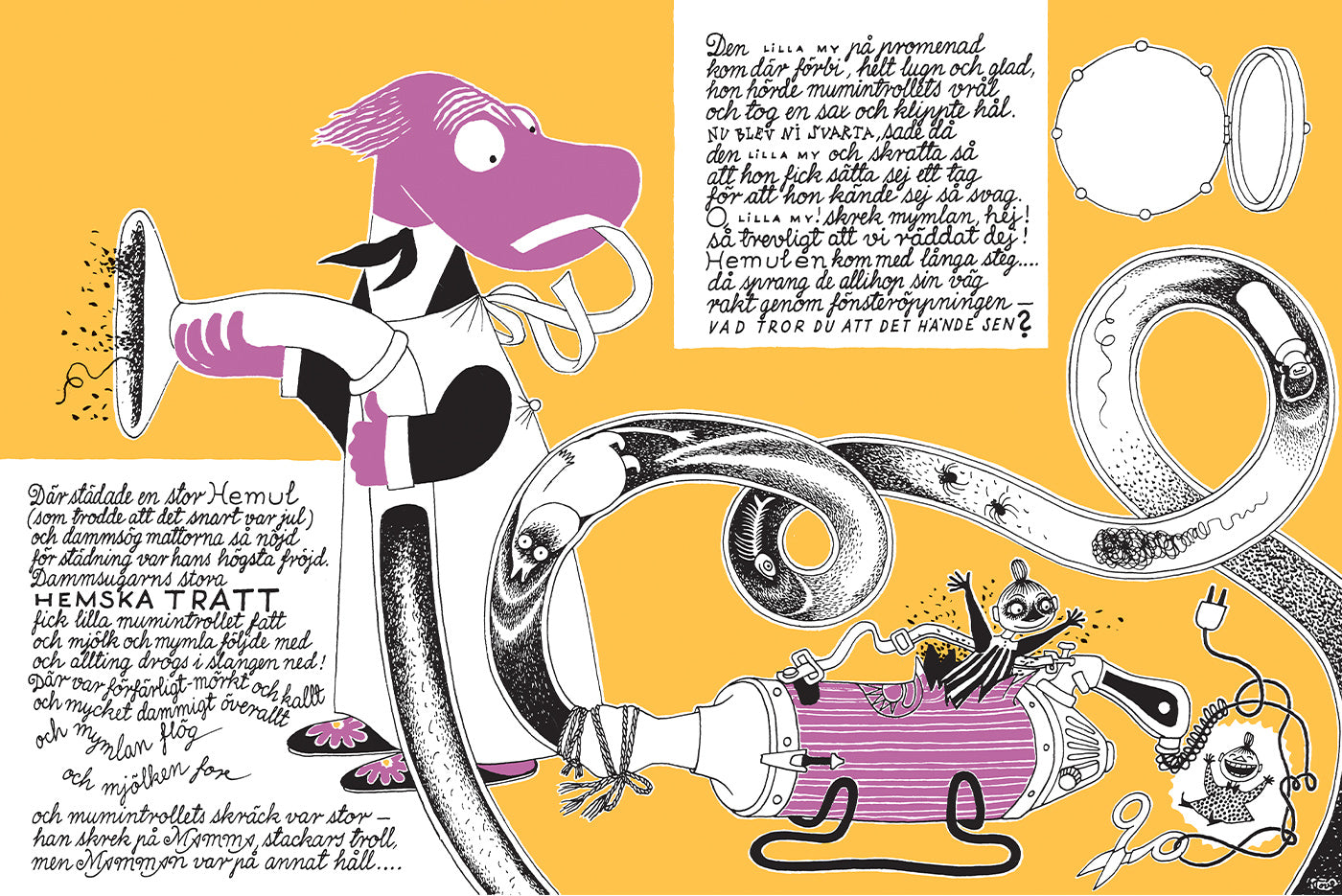 ספר ילדים | The Book About Moomin, Mymble and Little My - Yuka Monsters