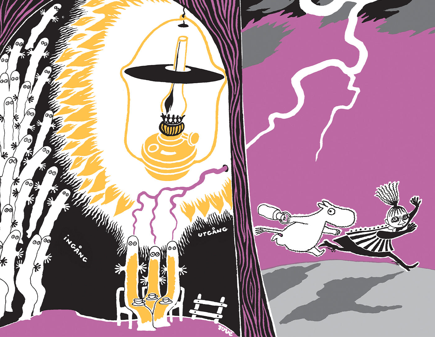 ספר ילדים | The Book About Moomin, Mymble and Little My - Yuka Monsters