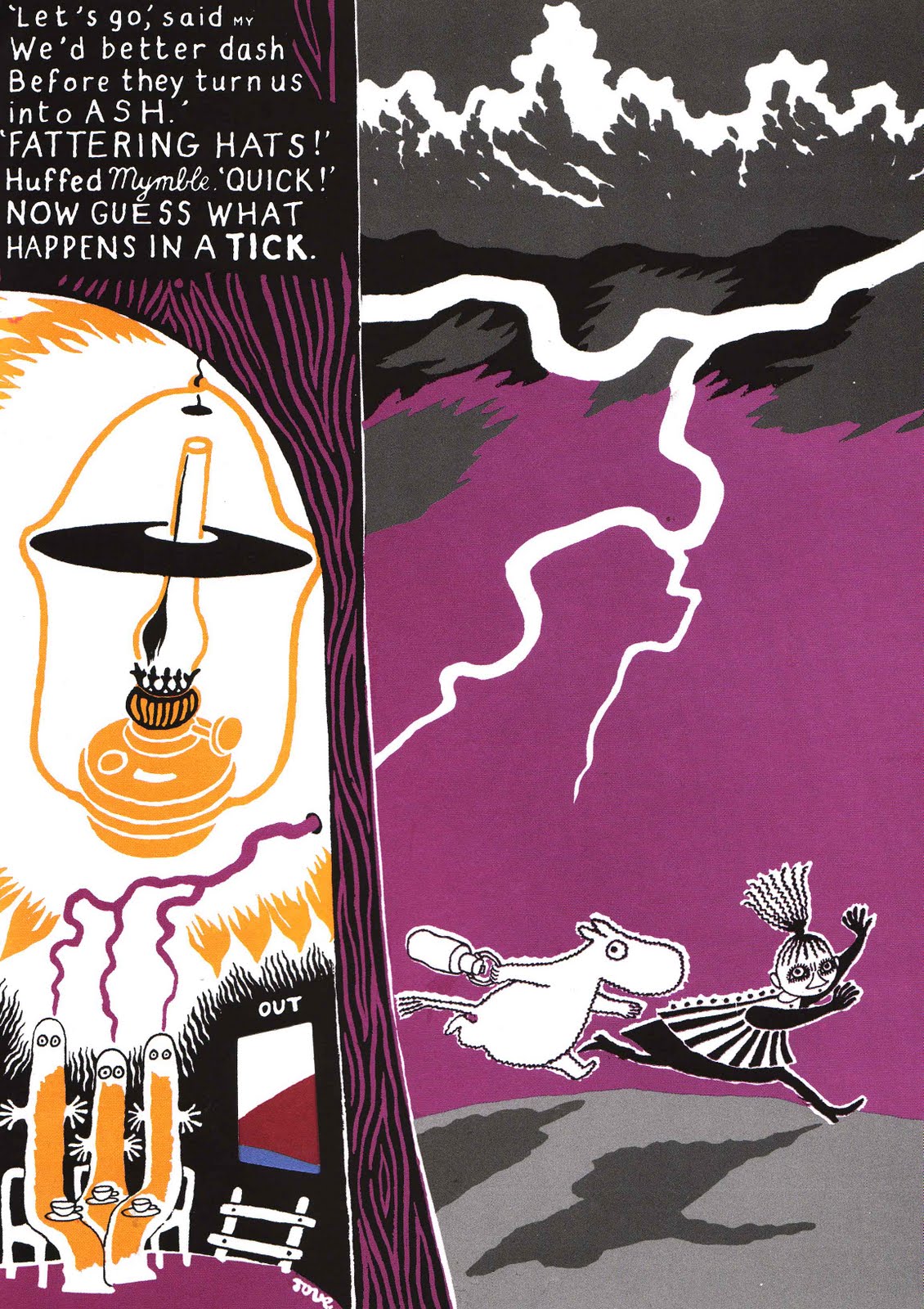 ספר ילדים | The Book About Moomin, Mymble and Little My - Yuka Monsters