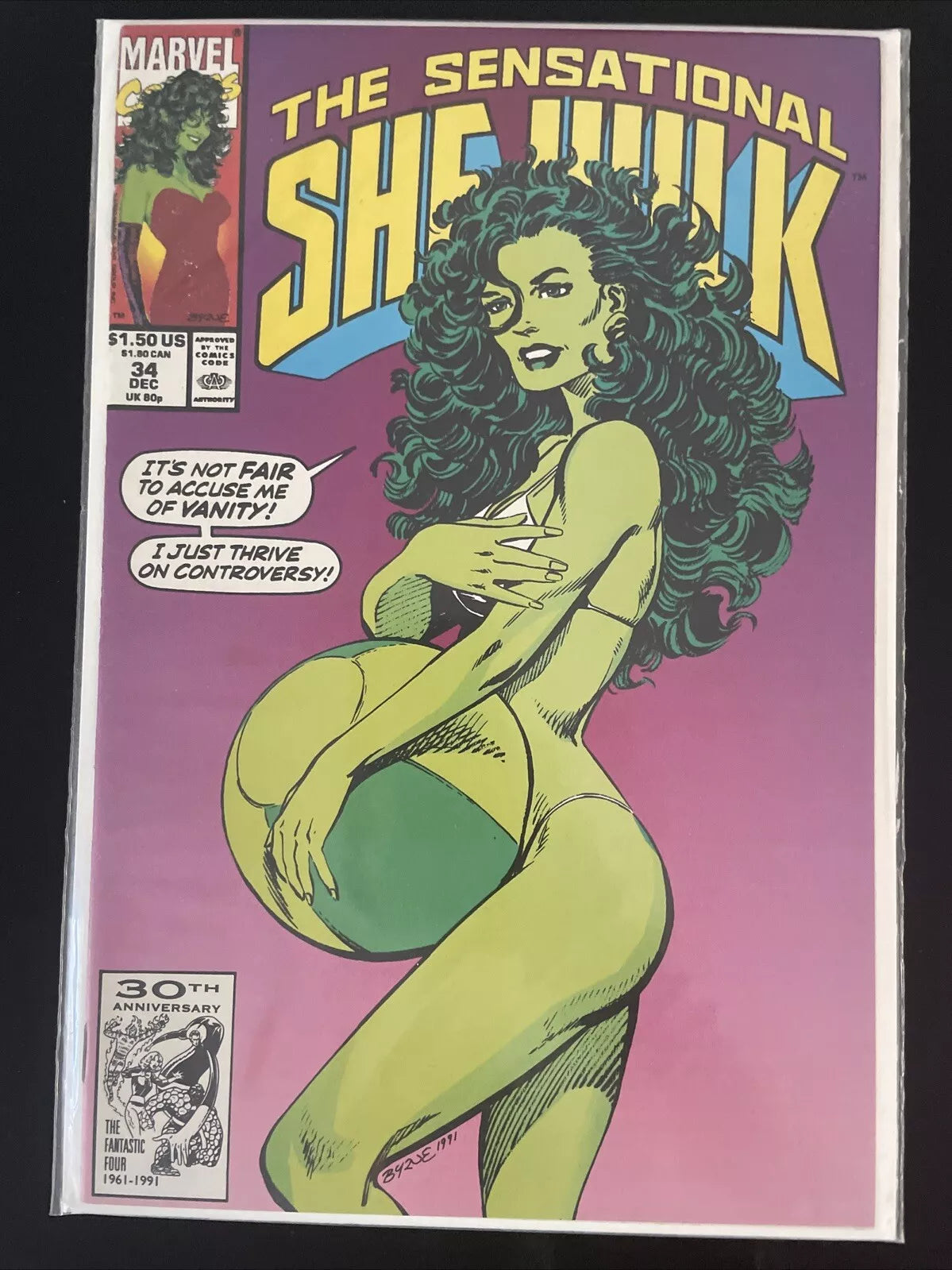 The Sensational She-Hulk #34 | 1991 - יד שניה - Yuka Monsters